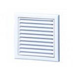 Ventilační mřížka plast 154x154 mm/100 mm MV100Vs