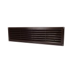 Ventilační mřížka do dveří 462x124 mm MV450R-regulovatelná hnědá