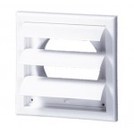 Ventilační mřížka se žaluzií 154x154-100mm/MV100VJ