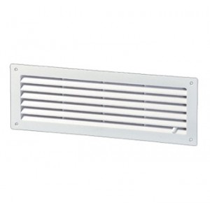 Ventilační mřížka do dveří 462x124 mm MV450R-regulovatelná bílá